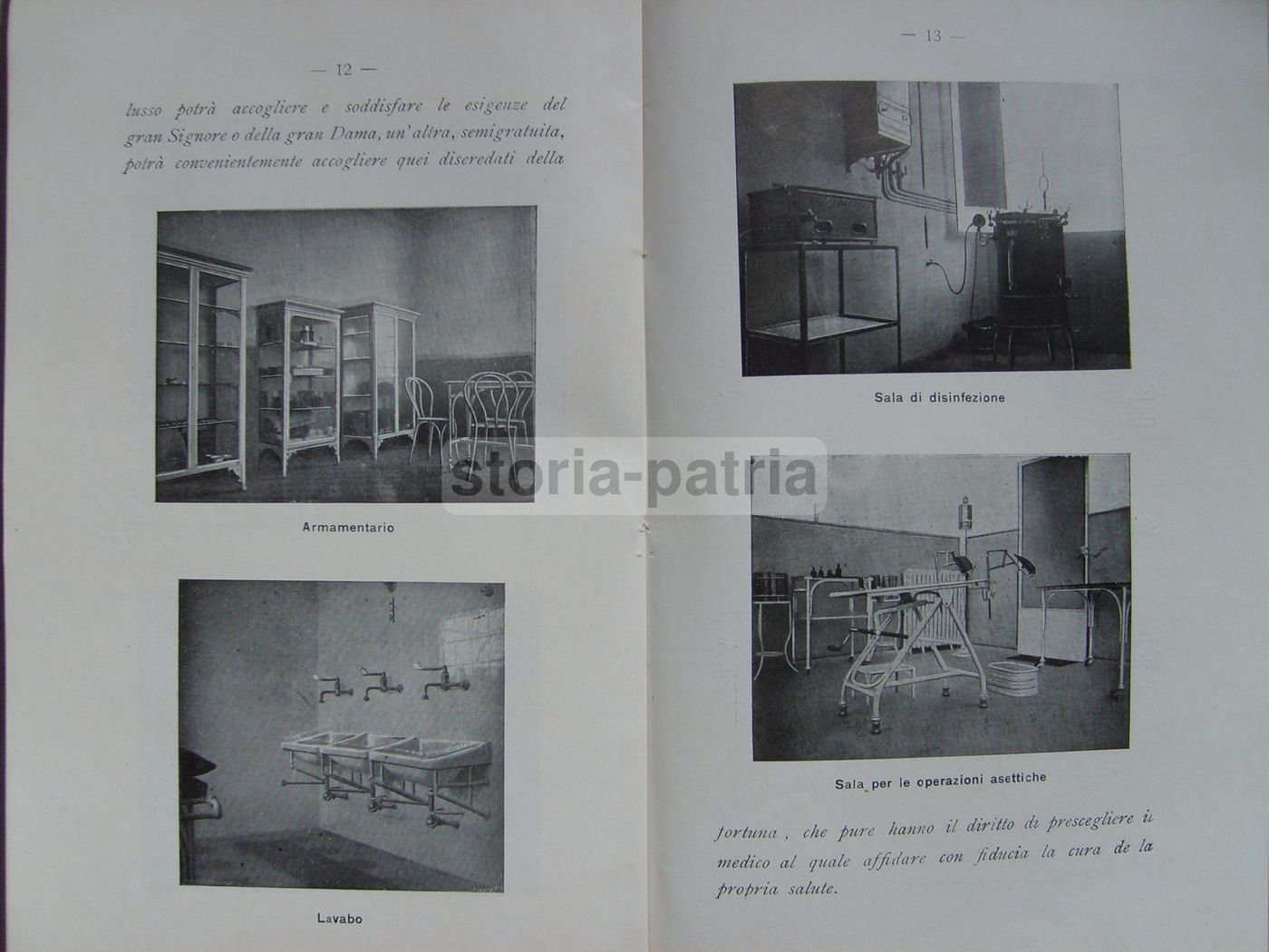 Villa Luisa Napoli Capodimonte, Opuscolo Pubblicitario, Primi Del '900