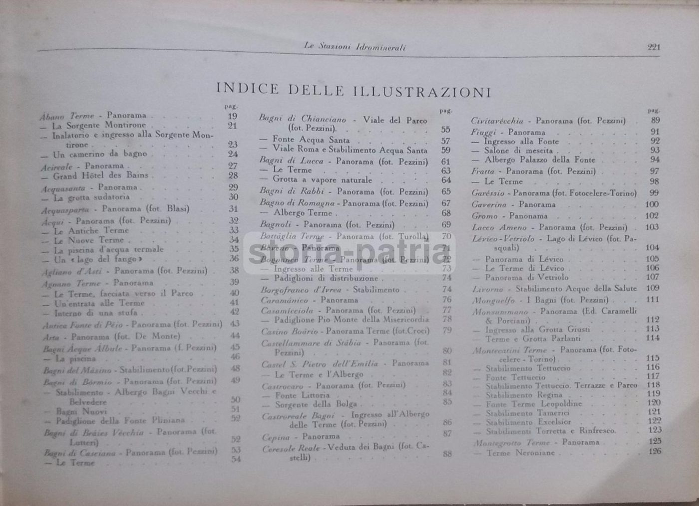 Guida Alle Stazioni Termali d'Italia, 1936