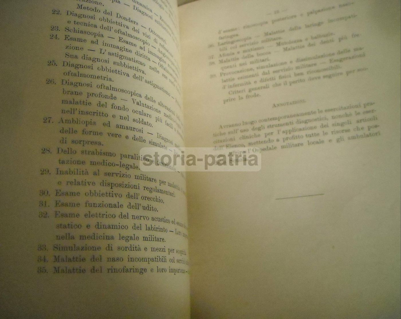 Scuola Di Sanità Militare Firenze: Programmi d'Insegnamento, 1901