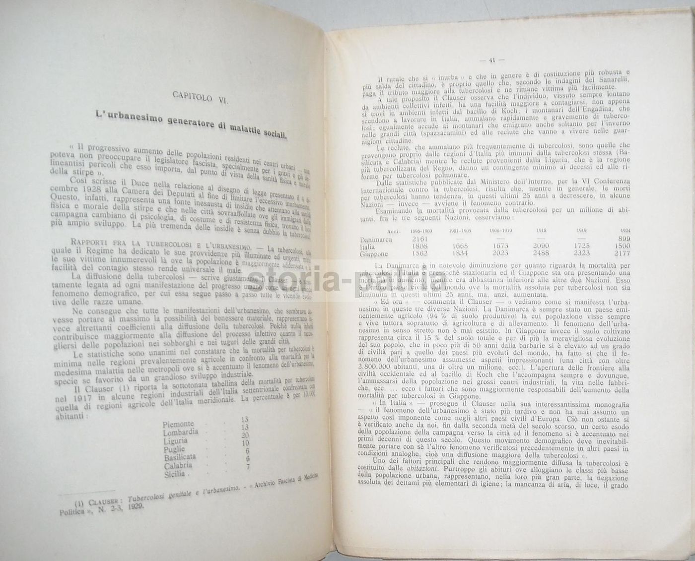 Ruralizzazione E Urbanesimo Di Furio Travagli (1931)   Medicina Sociale