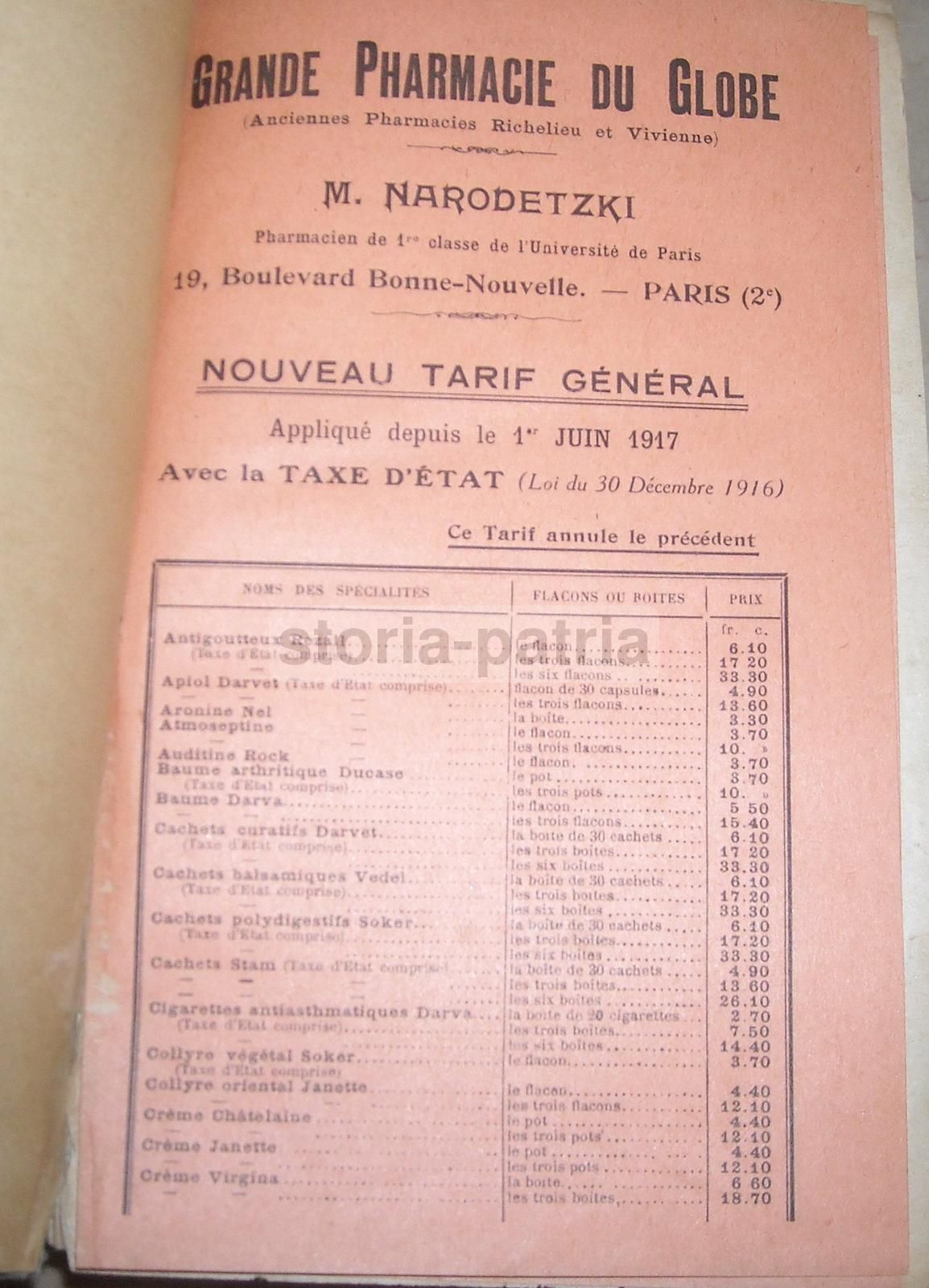 Medicina Vegetale E Regime Biologico Narodetzki 1917 Parigi