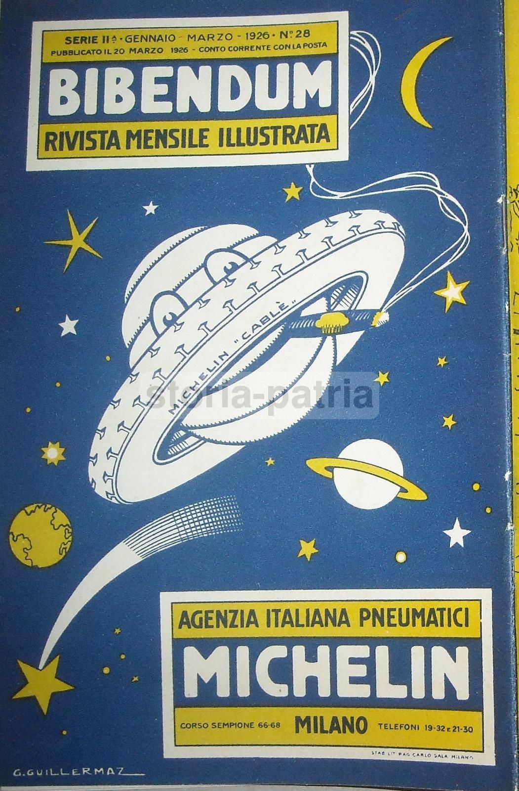 Bibendum: Rivista Michelin, Milano, Gennaio Marzo 1926