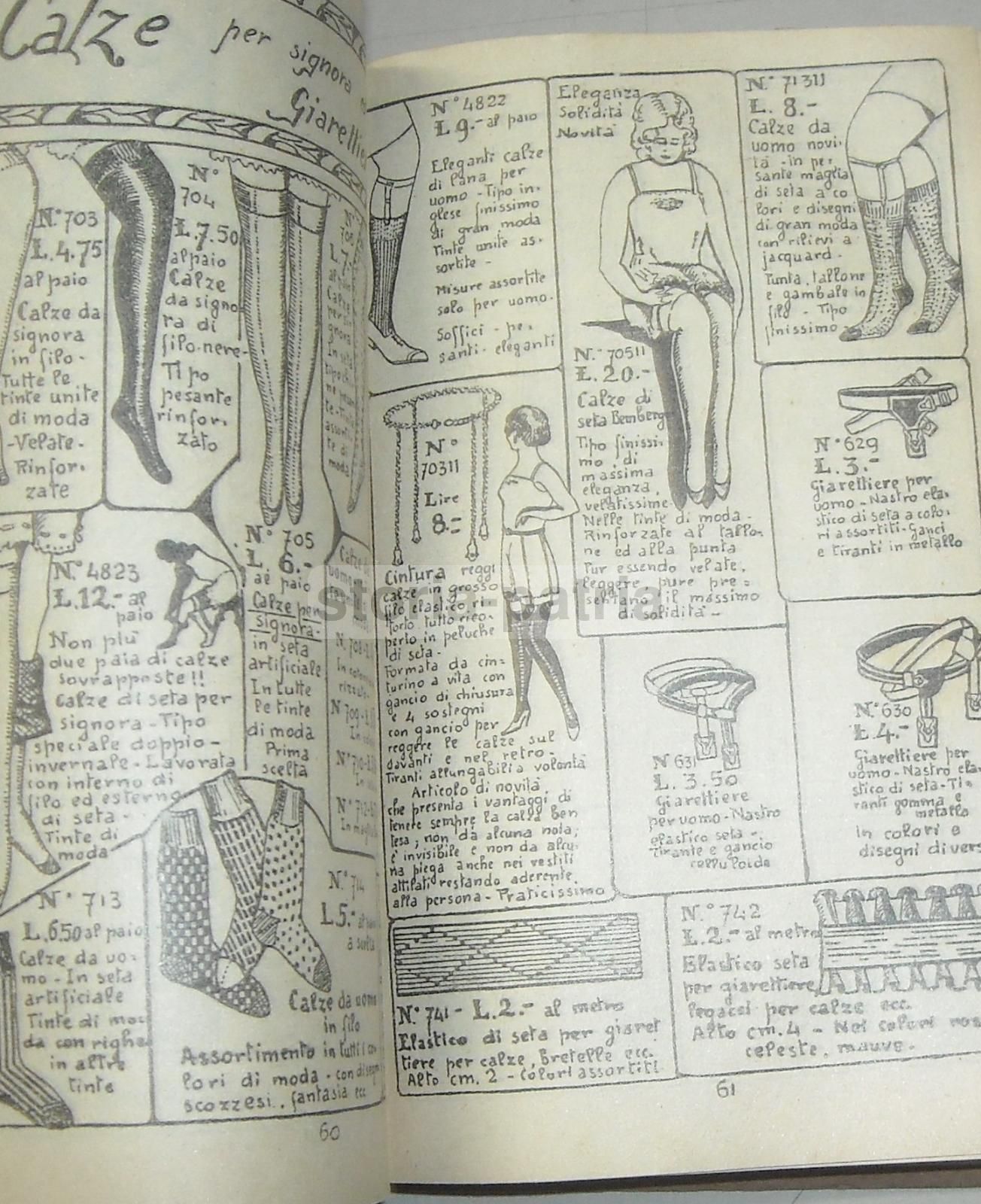 Catalogo Magazzini A. Marchesi Milano 1929 Pubblicitario Illustrato