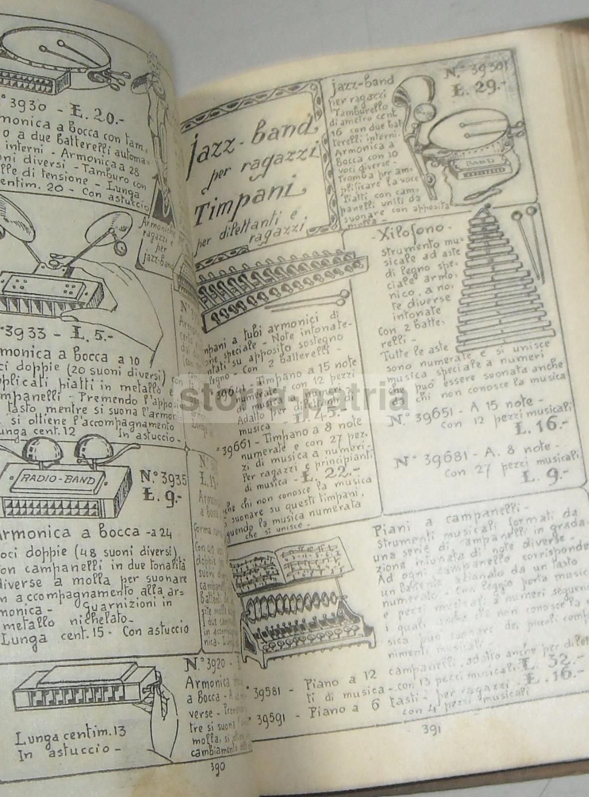 Catalogo Magazzini A. Marchesi Milano 1929 Pubblicitario Illustrato