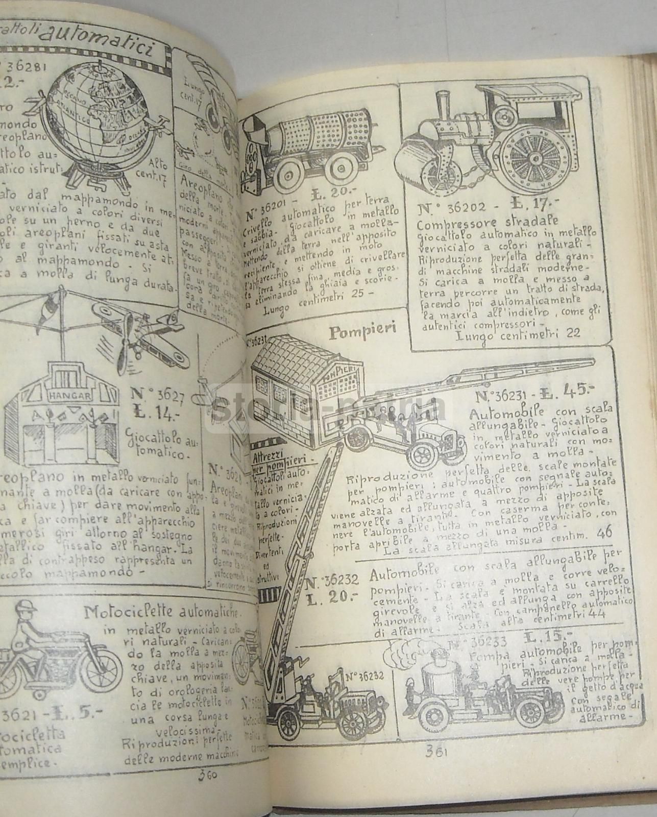 Catalogo Magazzini A. Marchesi Milano 1929 Pubblicitario Illustrato