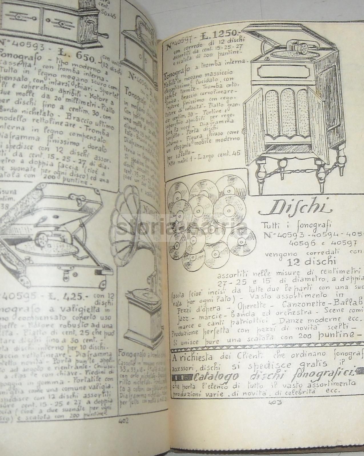 Catalogo Magazzini A. Marchesi Milano 1929 Pubblicitario Illustrato