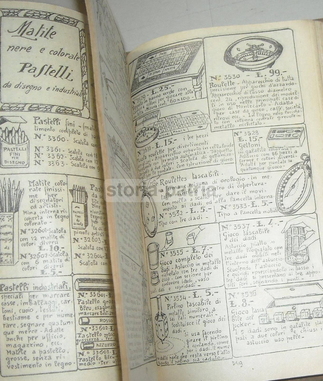Catalogo Magazzini A. Marchesi Milano 1929 Pubblicitario Illustrato