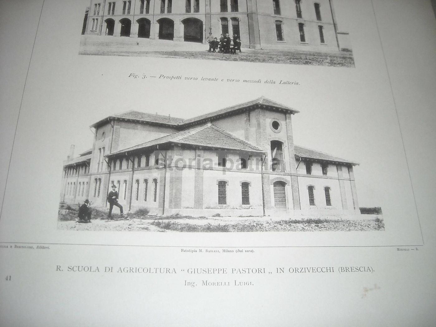 Scuola Di Agricoltura Di Orzivecchi, Brescia: Progetto Di Luigi Morelli, 1890