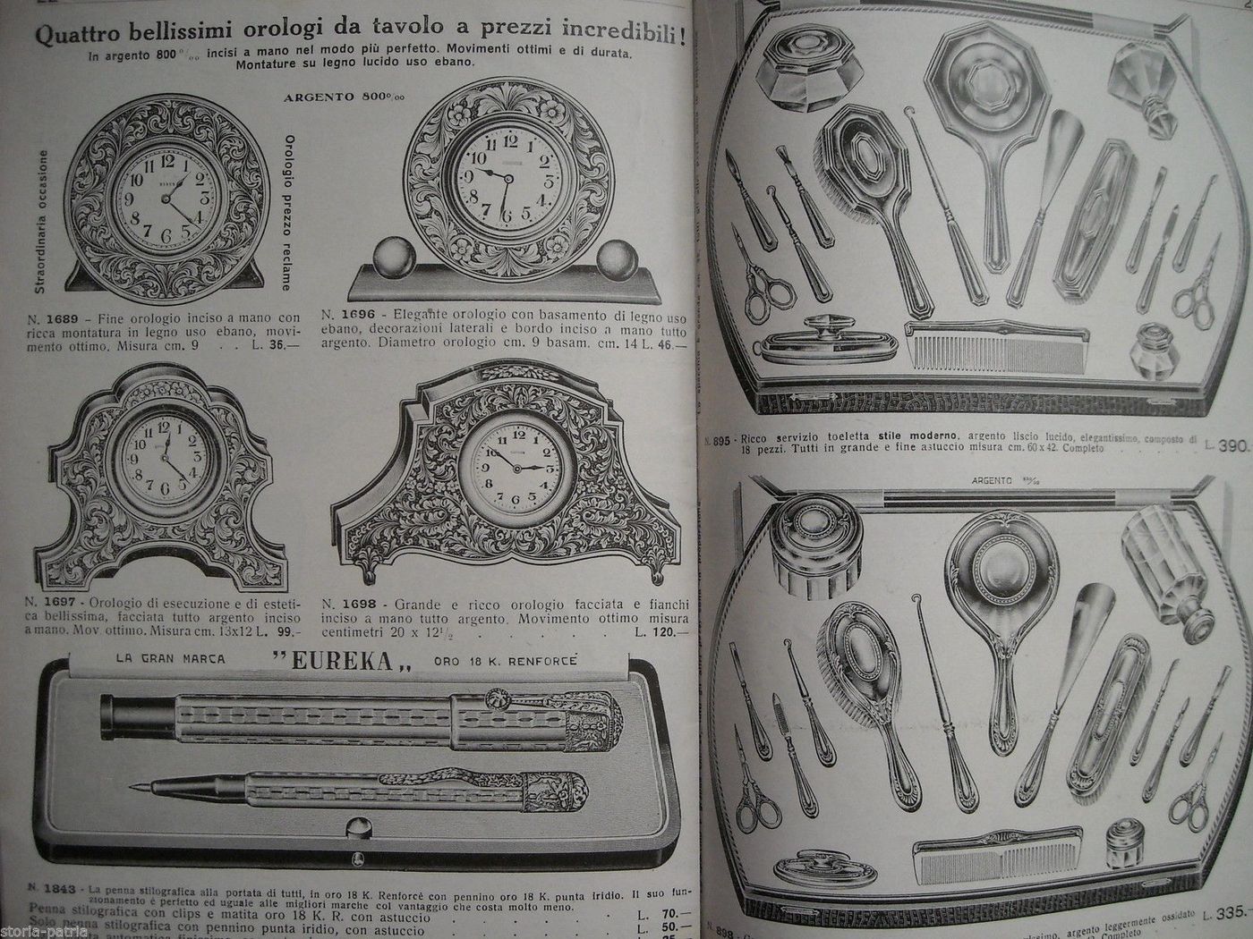 Catalogo Argenteria Boggiali Milano 1933: Posateria E Servizi Da Caffè