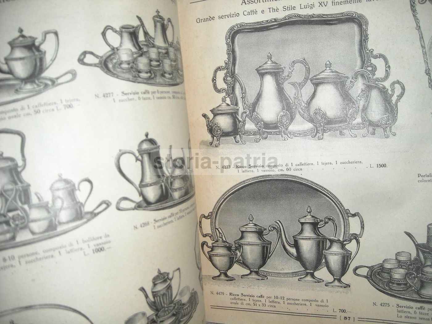 Catalogo Argenteria Cesare Marinai Milano 1927 Illustrato Posate