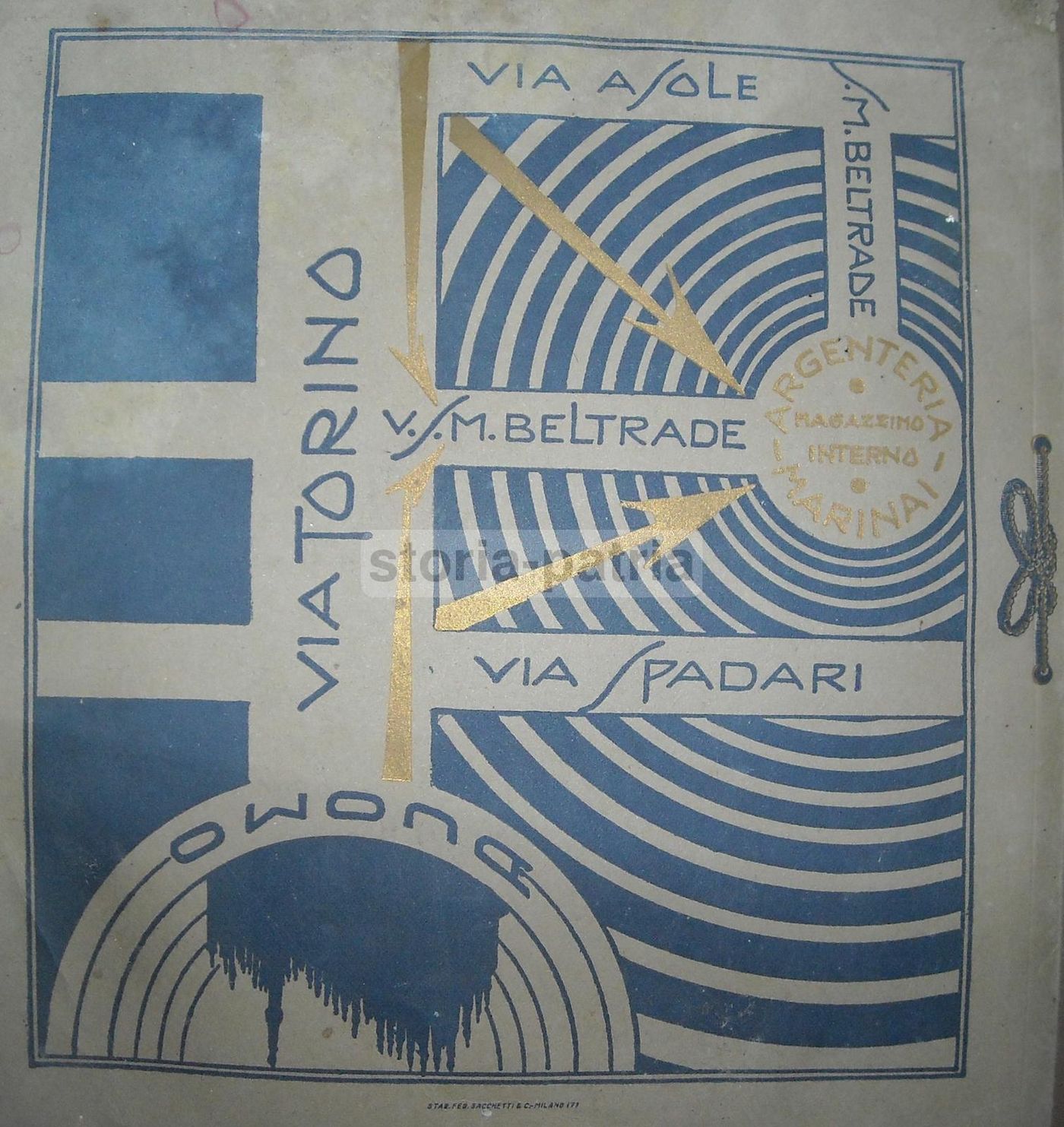 Catalogo Argenteria Cesare Marinai Milano 1927 Illustrato Posate