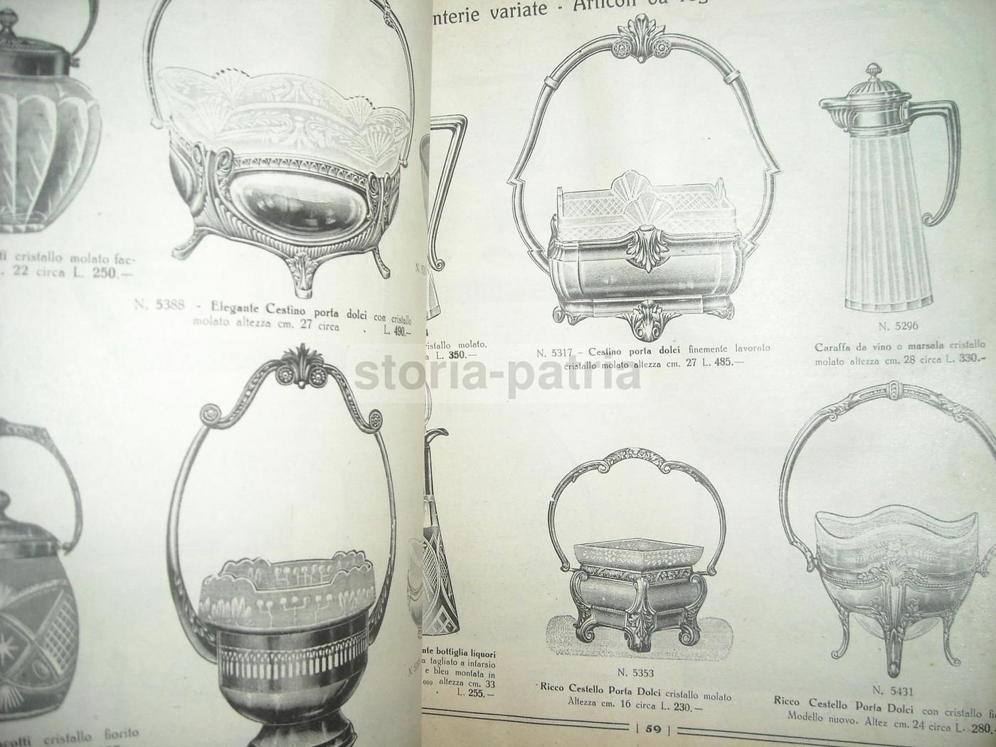 Catalogo Argenteria Cesare Marinai Milano 1927 Illustrato Posate