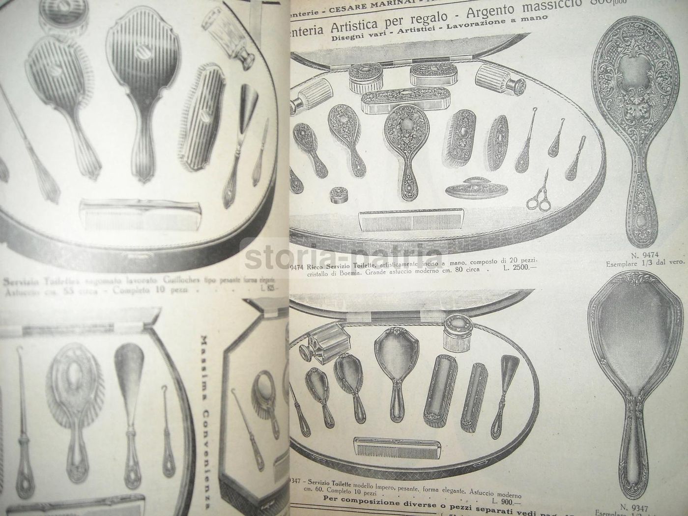 Catalogo Argenteria Cesare Marinai Milano 1927 Illustrato Posate