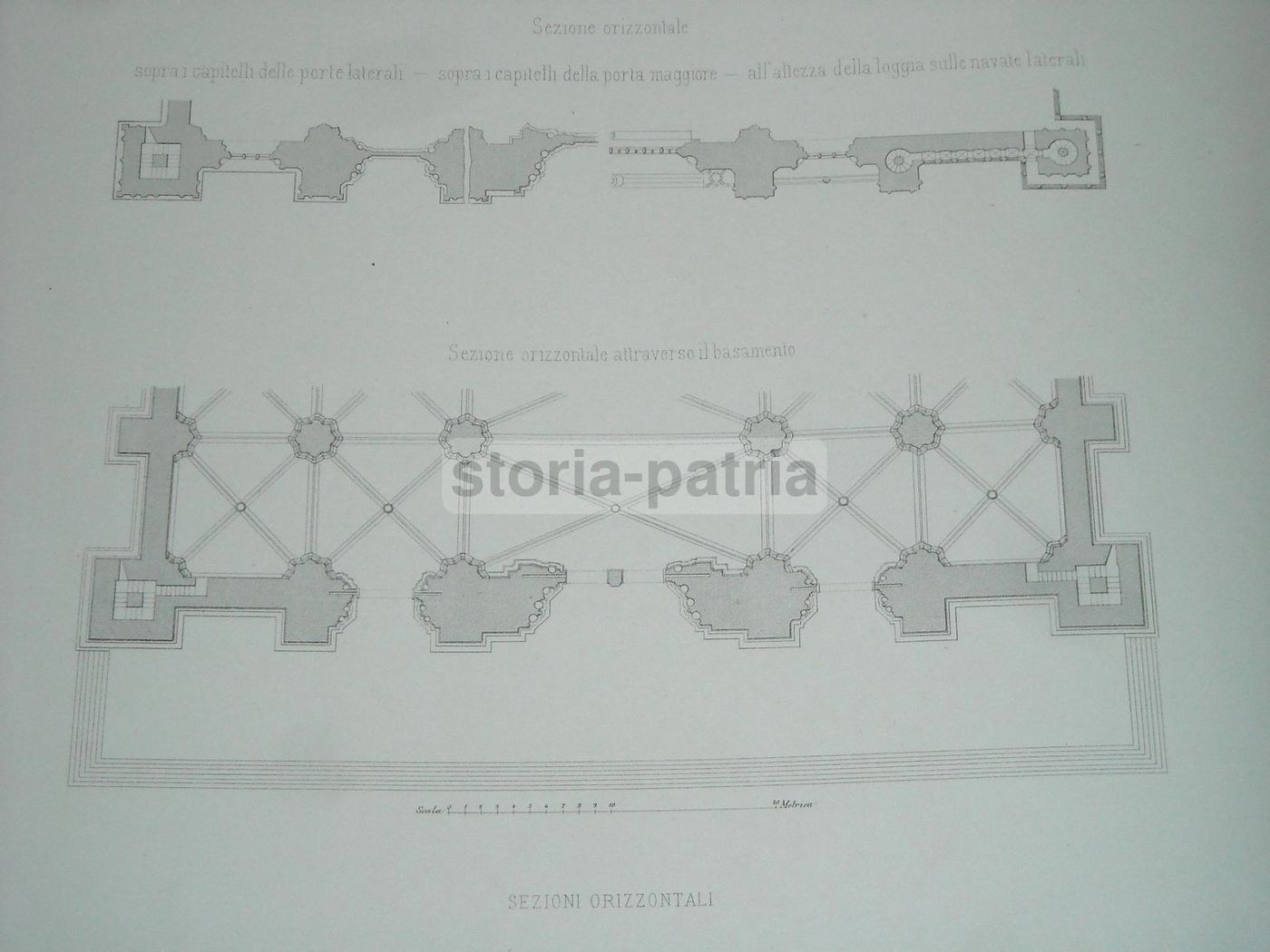 Facciata Del Duomo Di Milano, Progetto Dell'Architetto Giuseppe Brentano, Incisione Del XIX Secolo