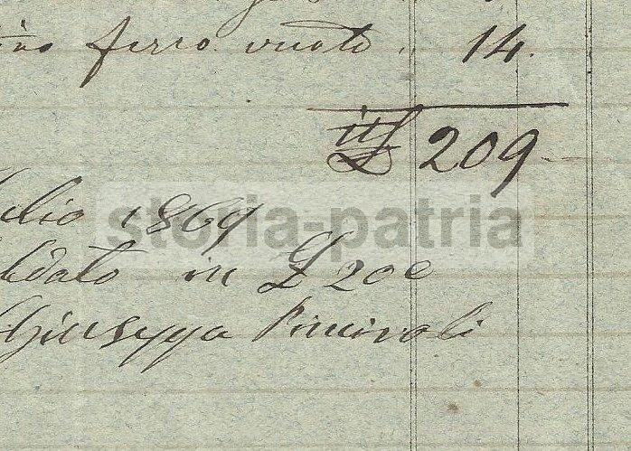 Carta Intestata Fabbro Pinciroli, Milano, 1869   Letti In Ferro