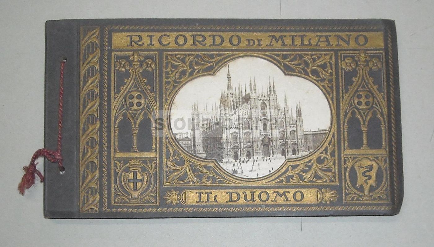 Album 18 Cartoline Antiche Milano: Duomo, Sant'Ambrogio E Cenacolo, 1920 Circa