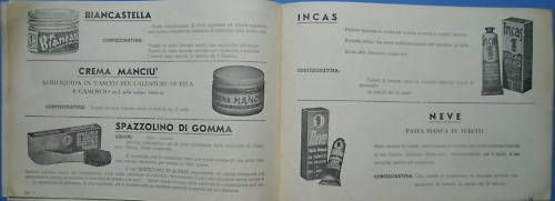 Catalogo Gubra 1950: Liquori, Calzature, Tinture   Desio, Milano