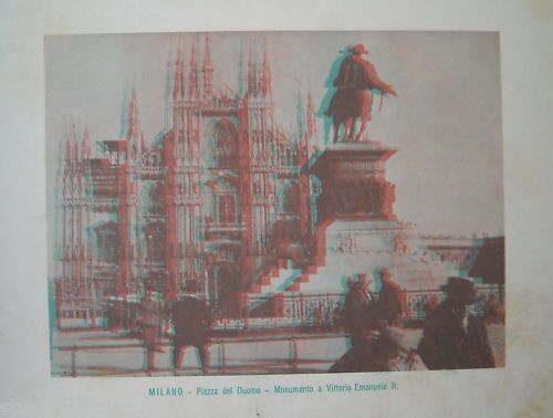 Album Fotografico Vedute Stereoscopiche Milano Anni '30 Scandolara