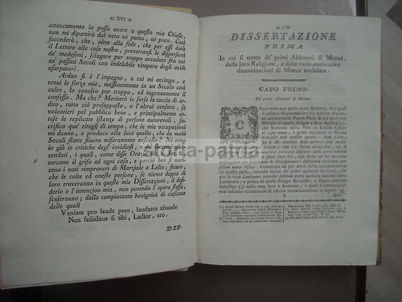 Memorie Della Chiesa Monzese, Antonio Francesco Frisi, 1774 1777