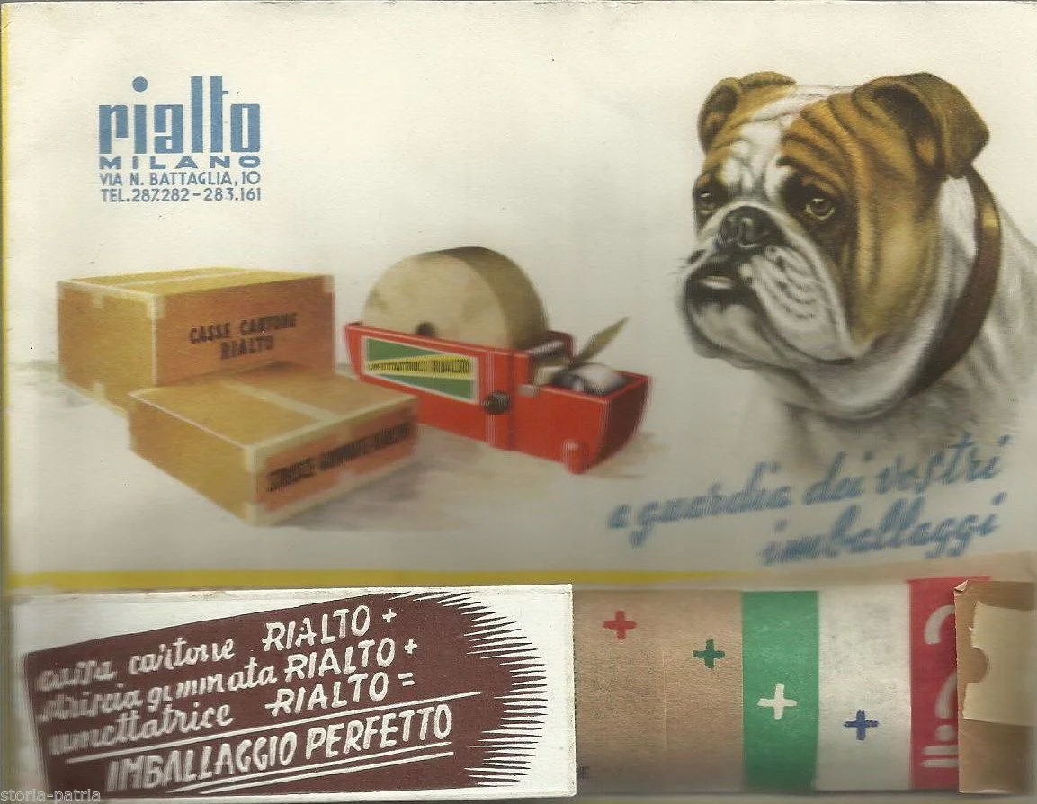 Rialto Milano Catalogue: Packaging Materials and Adhesive Tapes, 1950s