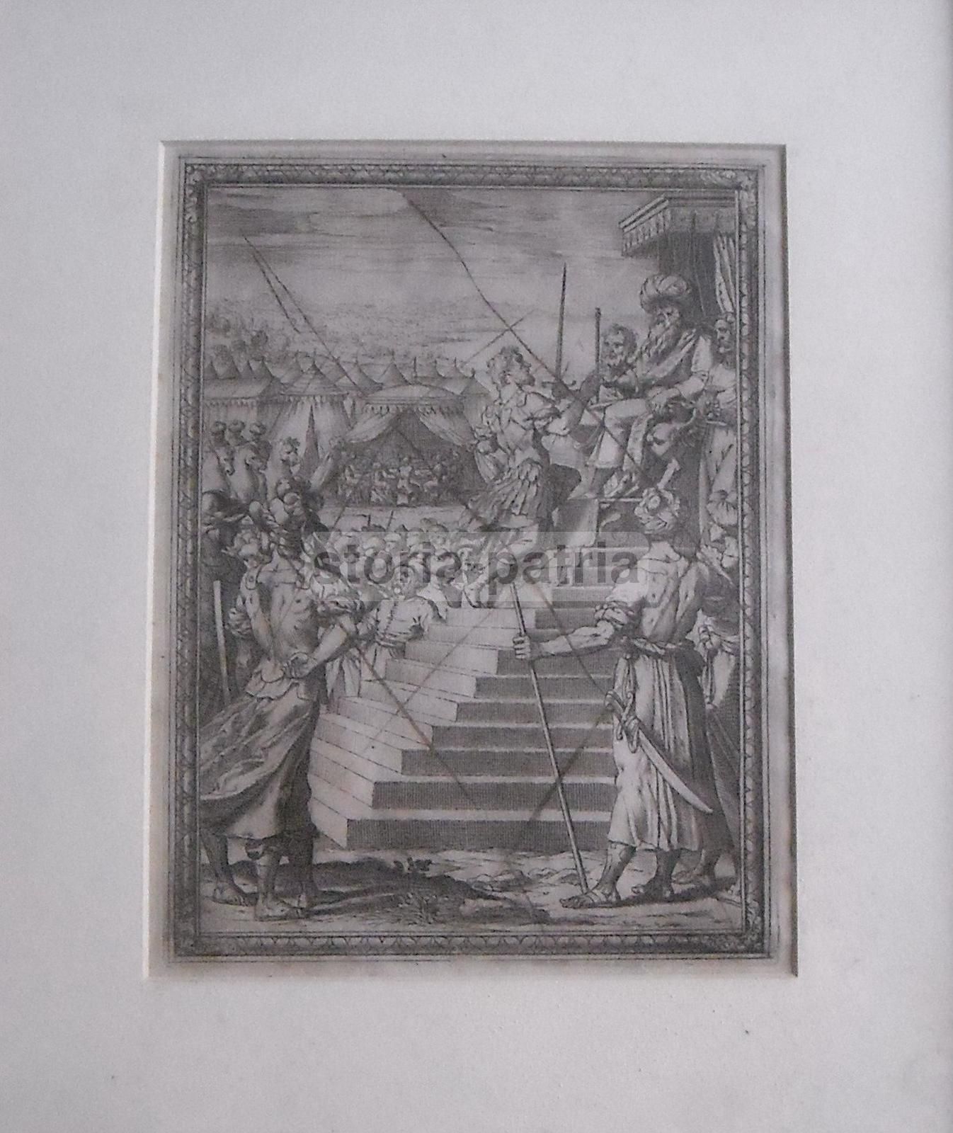 Incisione Di Agostino Carracci: Il Sultano d'Egitto, Fine XVI Secolo