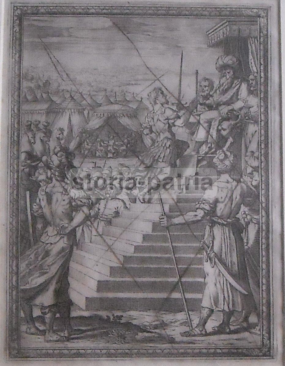 Incisione Di Agostino Carracci: Il Sultano d'Egitto, Fine XVI Secolo