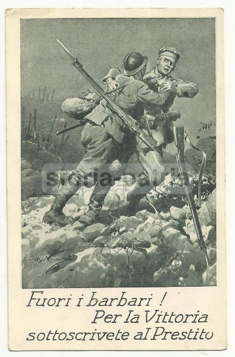 Cartolina Prestito Nazionale Beltrame Prima Guerra Mondiale Anni '20