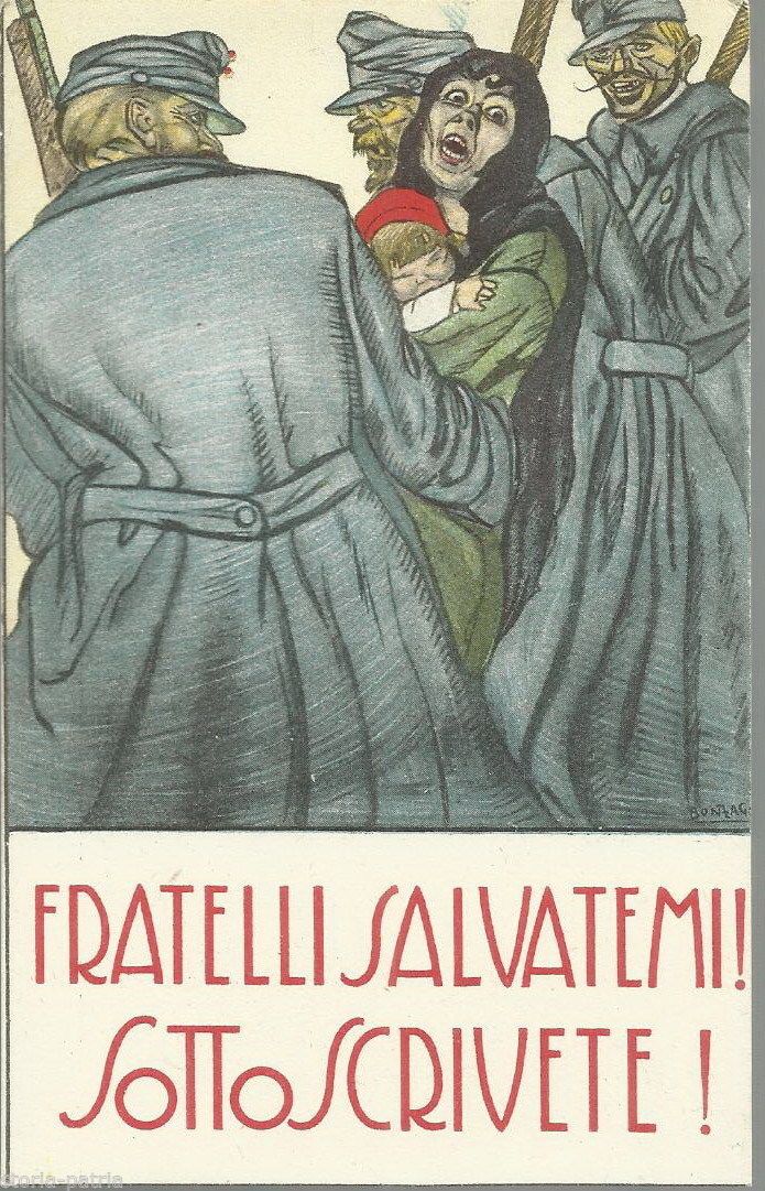 Cartolina Propaganda Prestito Nazionale Prima Guerra Mondiale