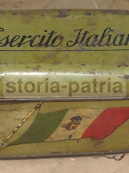Astuccio Portaocchiali Esercito Italiano Ratti Torino Con Bandiera E Stemma Savoia