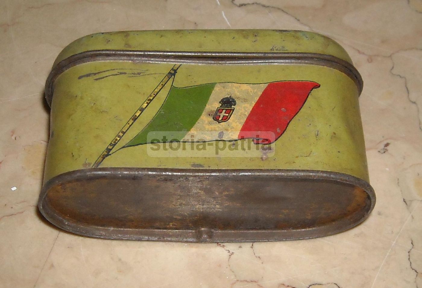 Astuccio Portaocchiali Esercito Italiano Ratti Torino Con Bandiera E Stemma Savoia