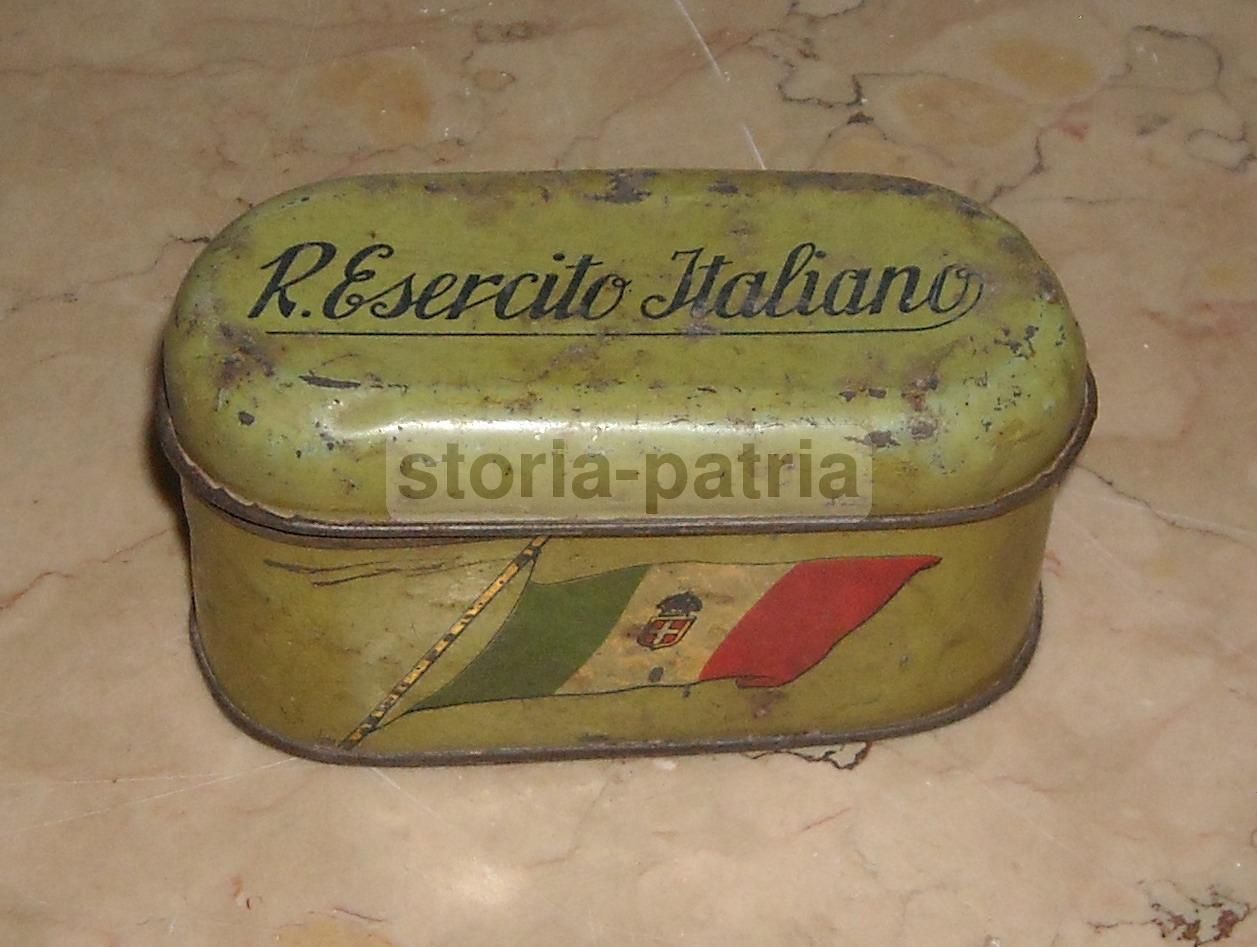 Astuccio Portaocchiali Esercito Italiano Ratti Torino Con Bandiera E Stemma Savoia