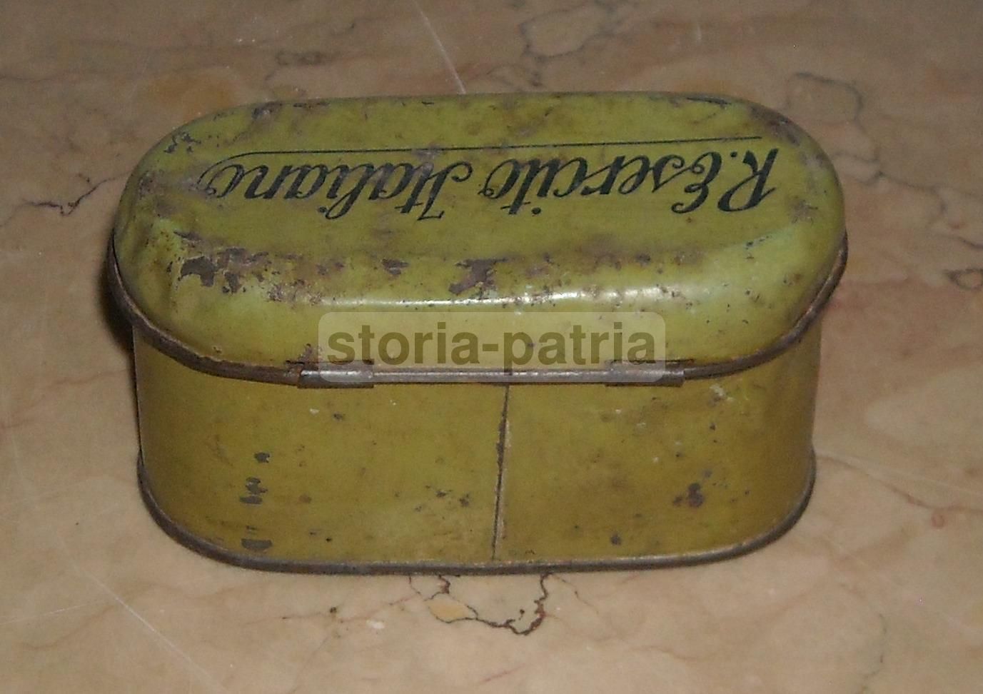 Astuccio Portaocchiali Esercito Italiano Ratti Torino Con Bandiera E Stemma Savoia