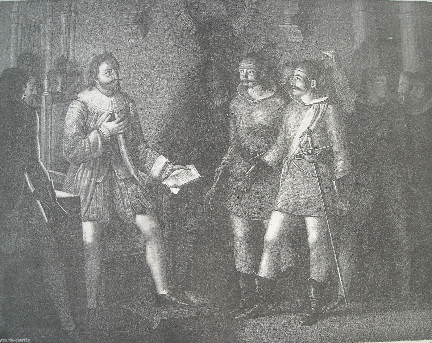 Litografia Fieramosca Simonetti Salimbeni Napoli 1836 Originale