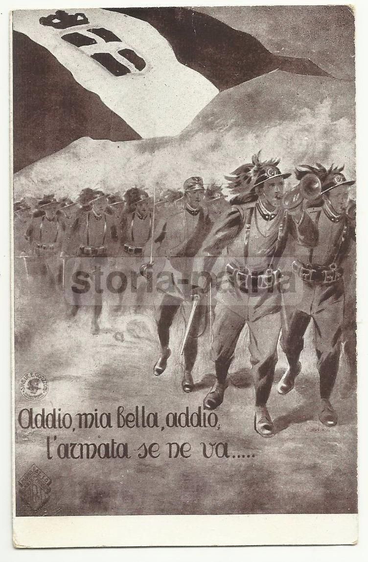 Cartolina Antica Bersaglieri, Anni '20