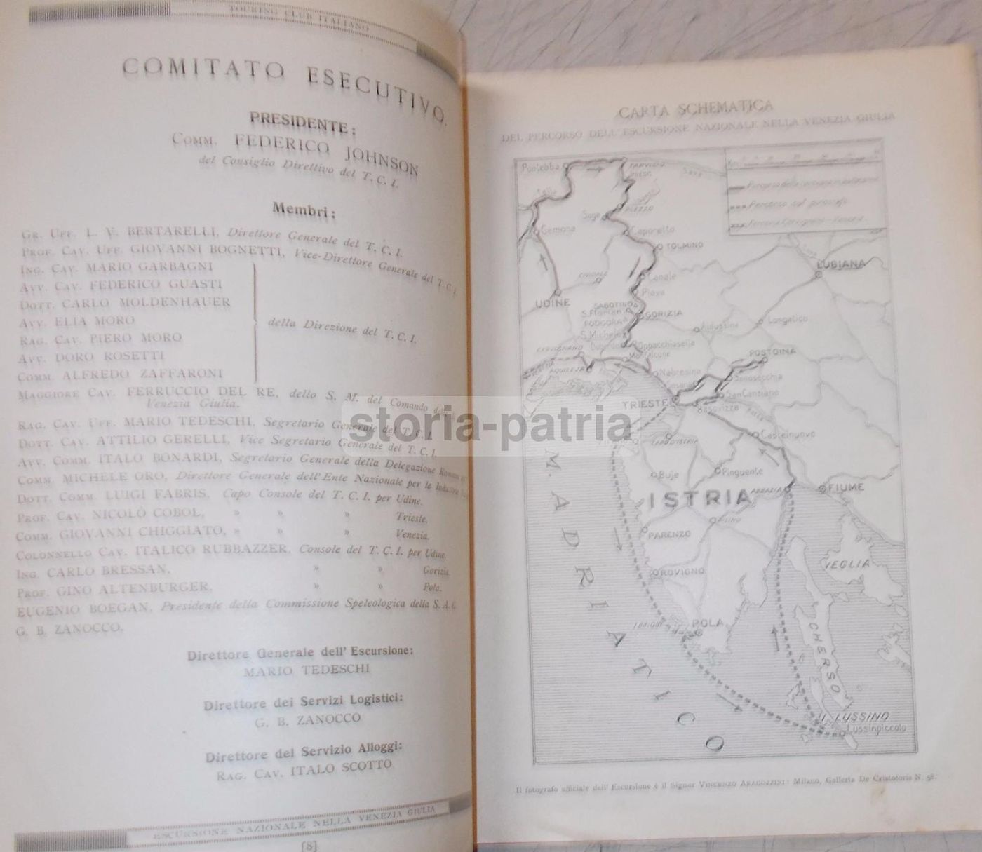 Convegno San Michele Del Carso TCI 1920, Venezia Giulia, Trieste E Istria