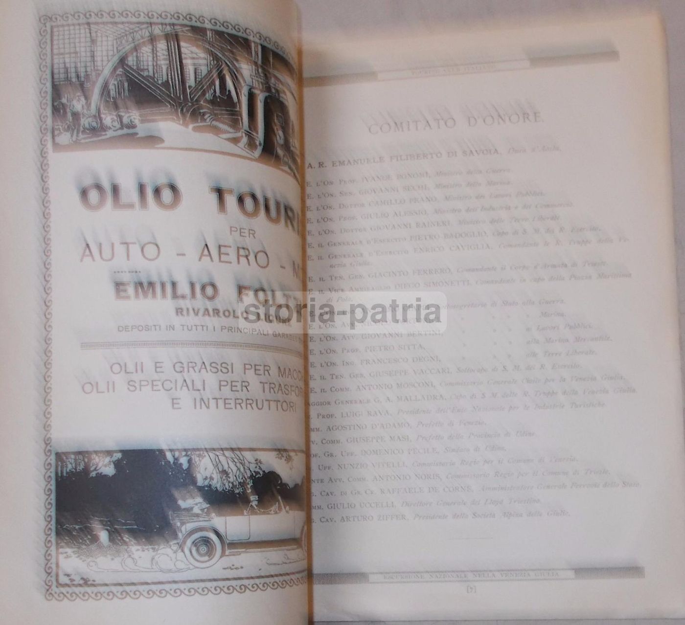 Convegno San Michele Del Carso TCI 1920, Venezia Giulia, Trieste E Istria