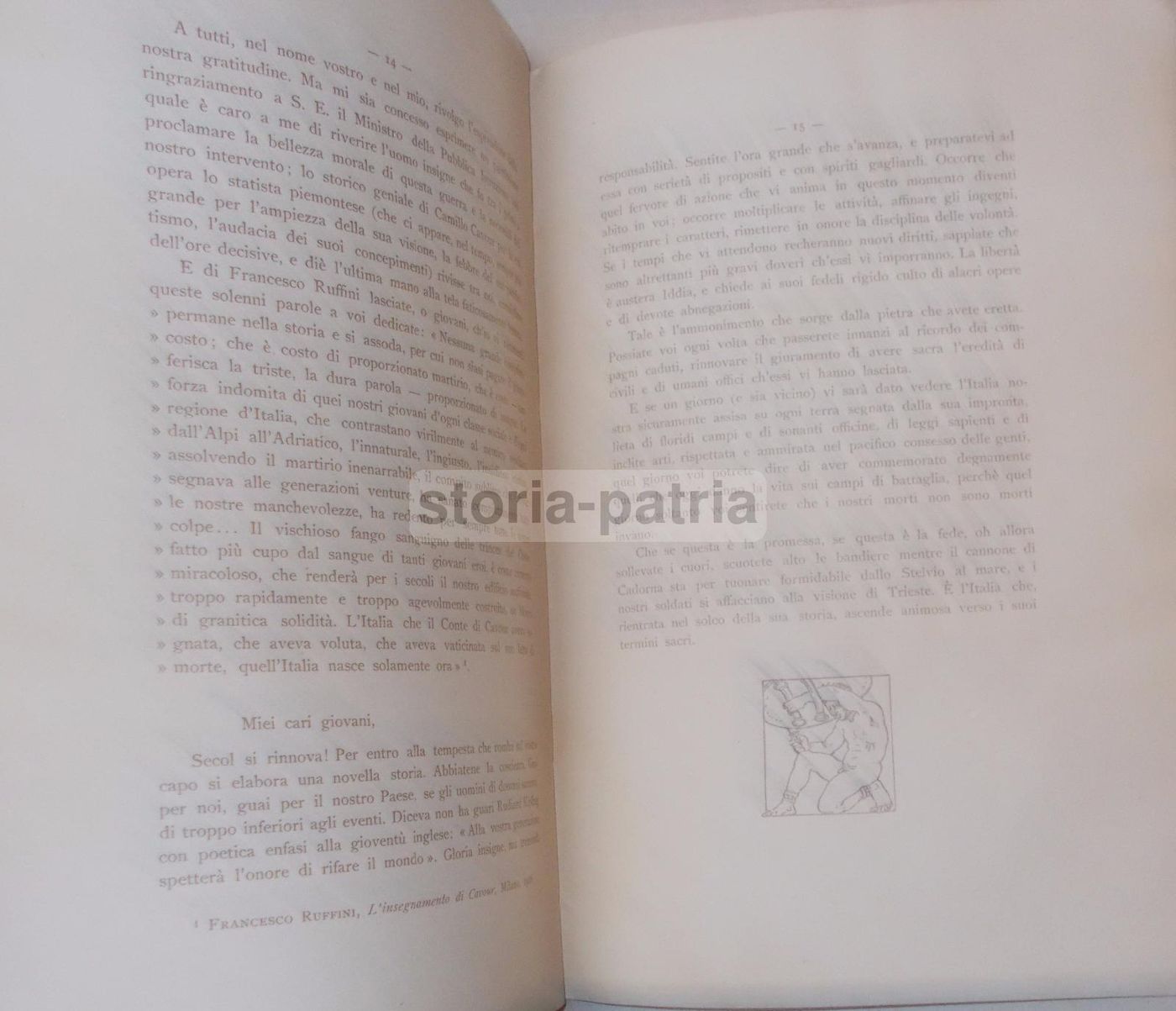 Primavera Eroica, Gustavo Canti (1917): Memoriale Per Gli Studenti Caduti Di Roma