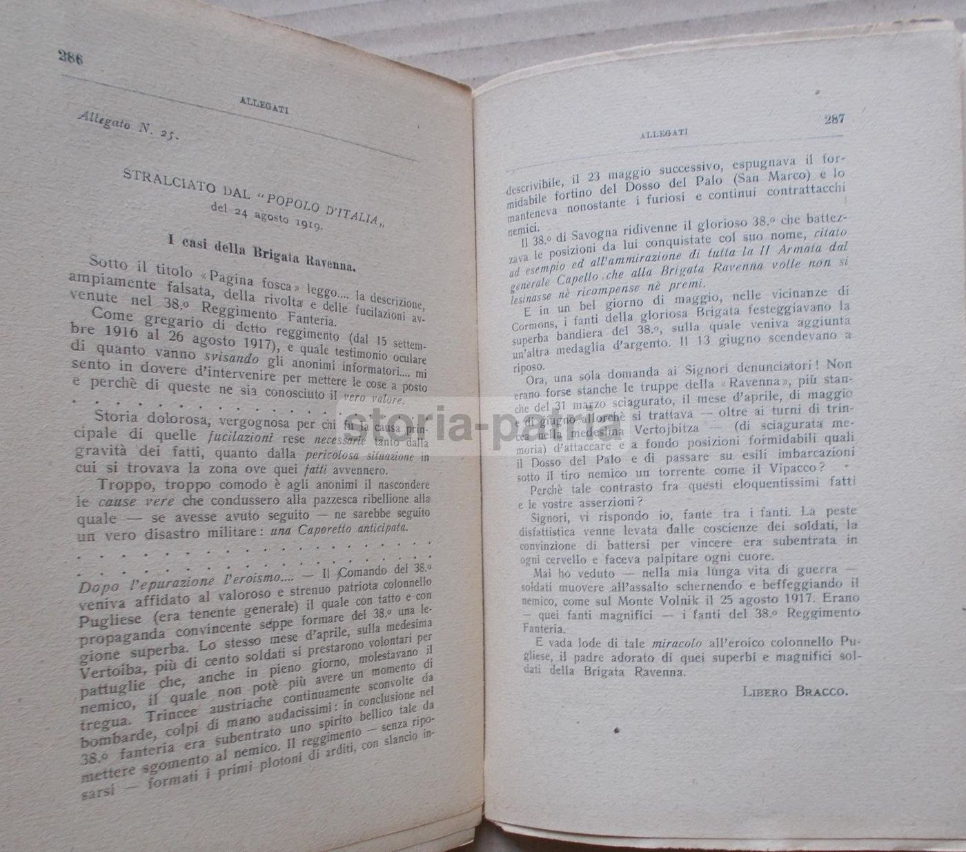 Per La Verità. Luigi Capello. Memorie Della Grande Guerra. Treves, 1920