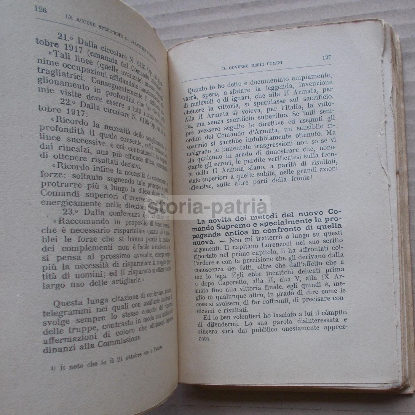 Per La Verità. Luigi Capello. Memorie Della Grande Guerra. Treves, 1920