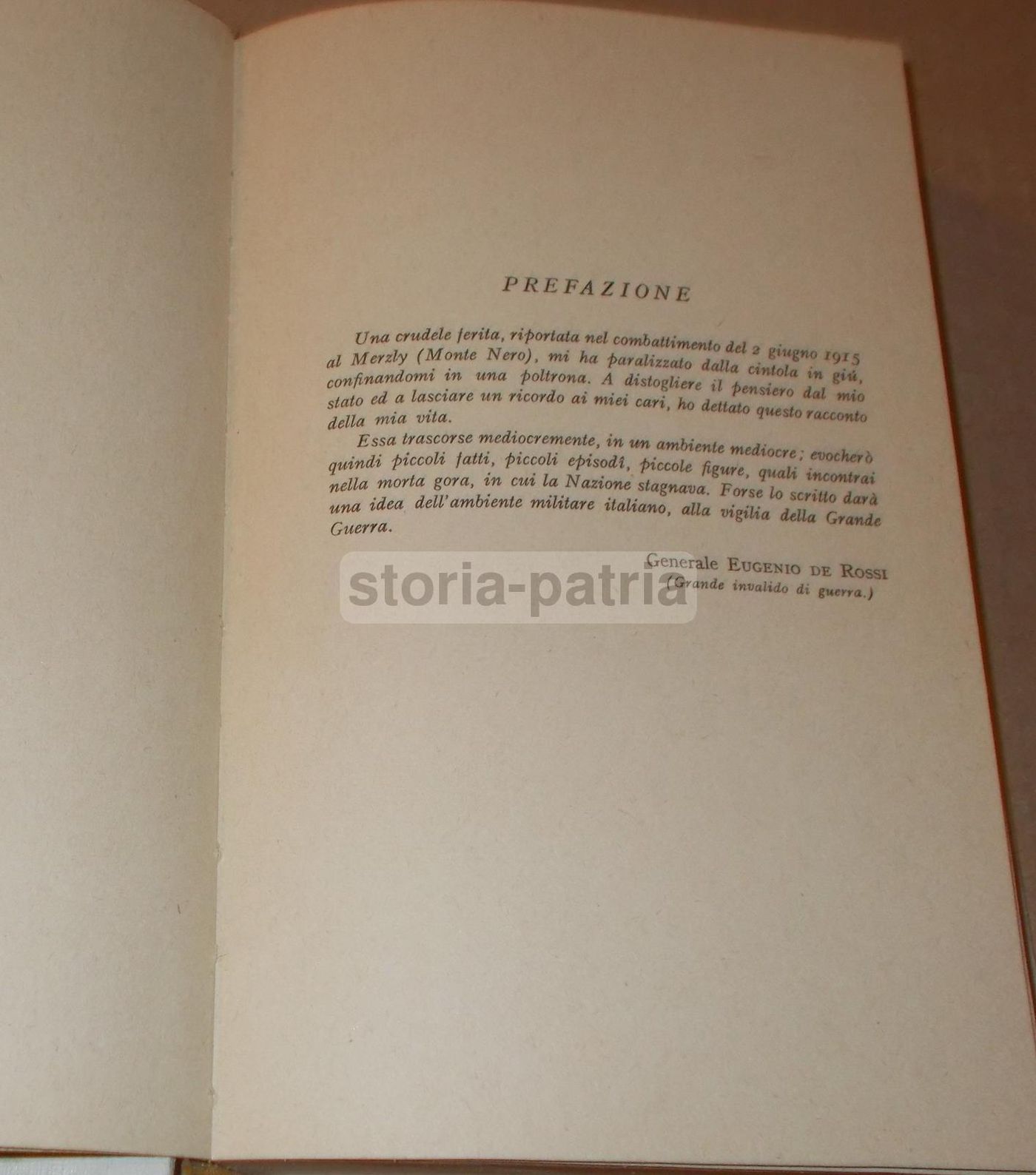 La Vita Di Un Ufficiale Italiano: Eugenio De Rossi (1927)