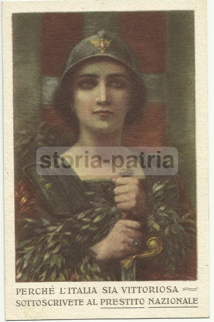 Cartolina Prestito Nazionale: Allegoria Della Vittoria