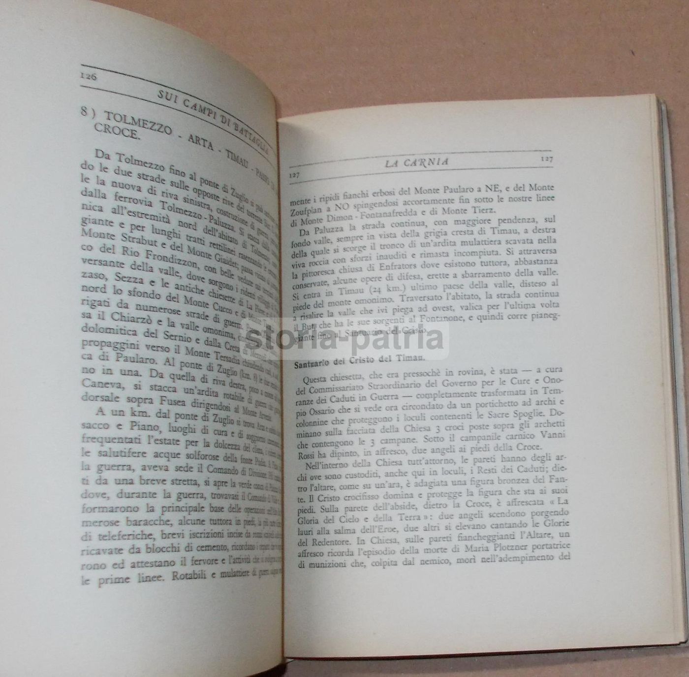 Sui Campi Di Battaglia: Grande Guerra, Cadore, Carnia, Isonzo. CTI, 1938