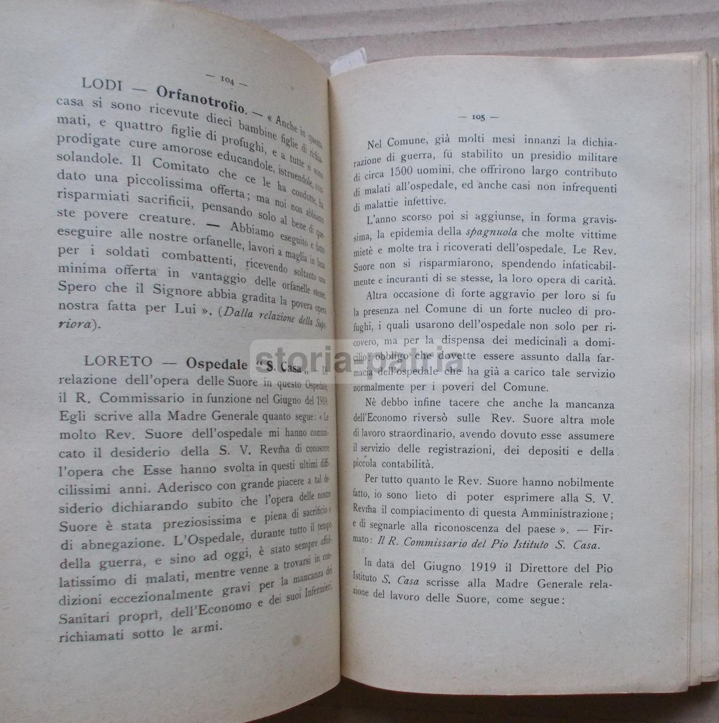 Le Figlie Di S. Anna: Negli Anni Di Guerra 1915 1919. Rosa Gattorno. Prima Edizione, 1921