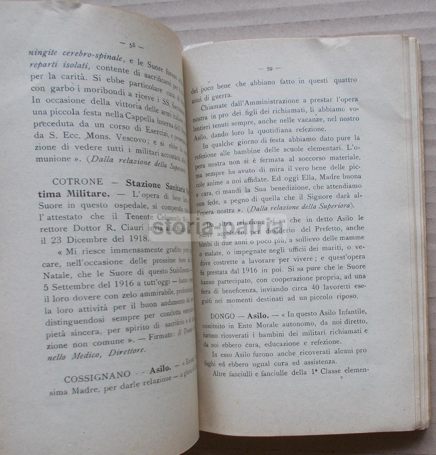Le Figlie Di S. Anna: Negli Anni Di Guerra 1915 1919. Rosa Gattorno. Prima Edizione, 1921