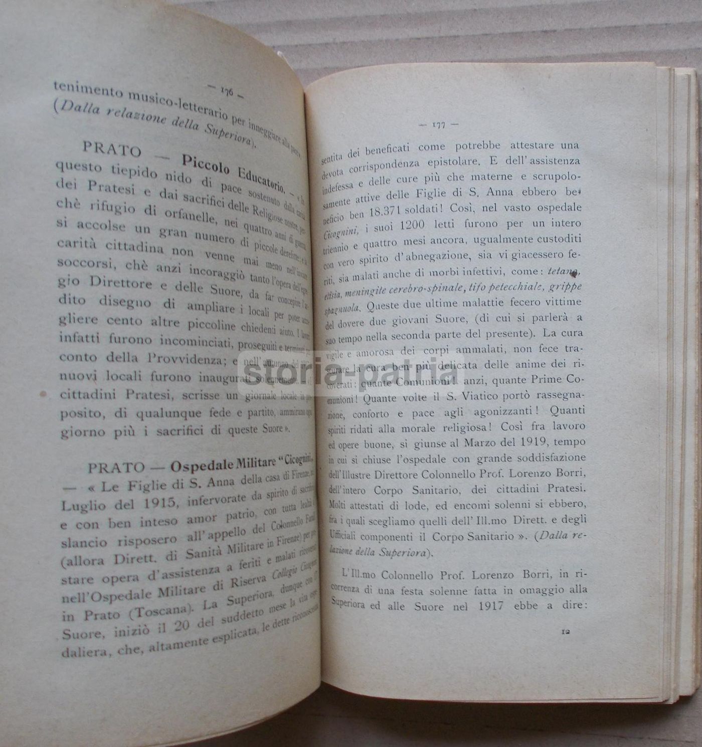 Le Figlie Di S. Anna: Negli Anni Di Guerra 1915 1919. Rosa Gattorno. Prima Edizione, 1921