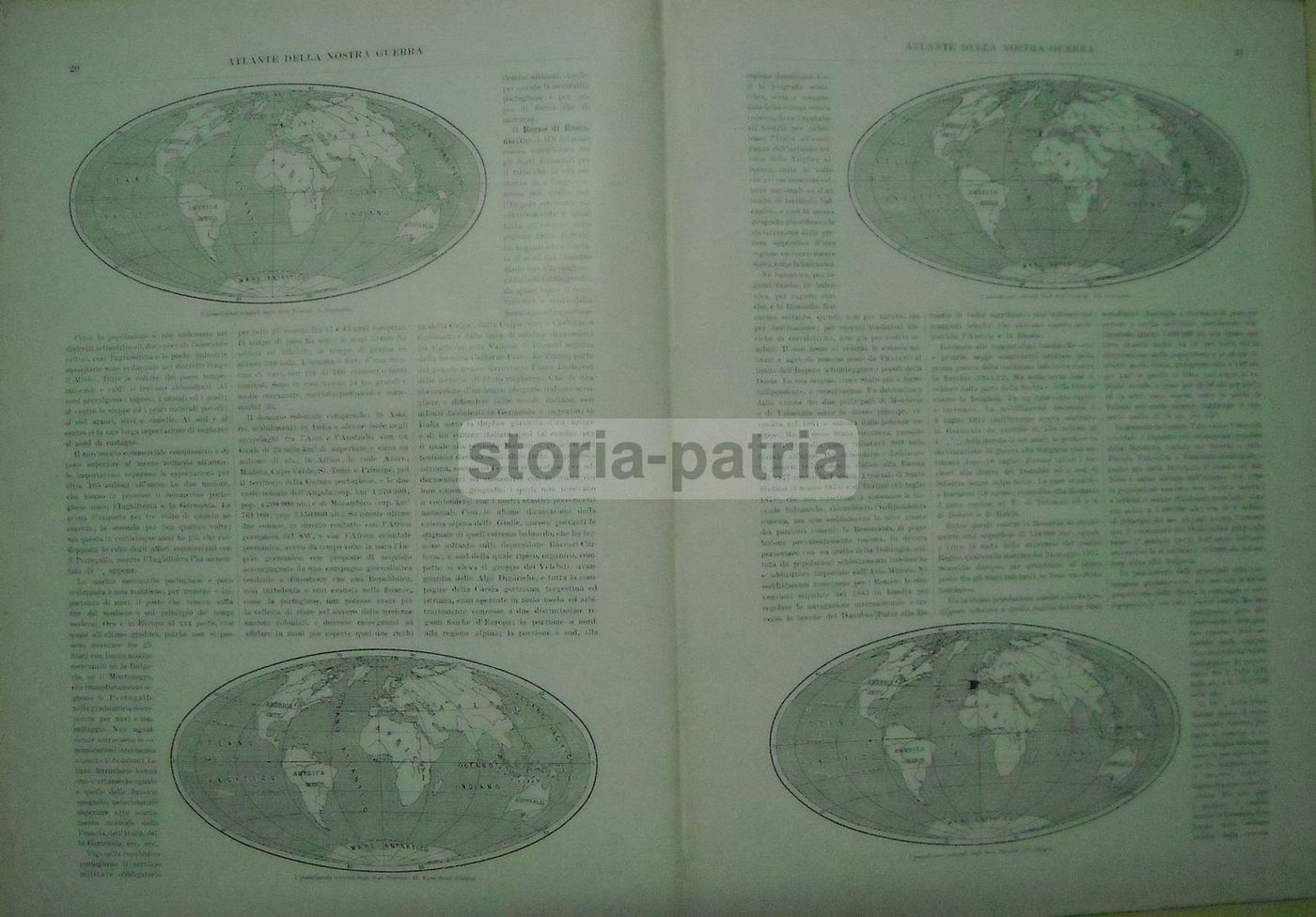 Atlante Della Nostra Guerra: 16 Tavole E Mappe Della Grande Guerra, De Agostini 1916
