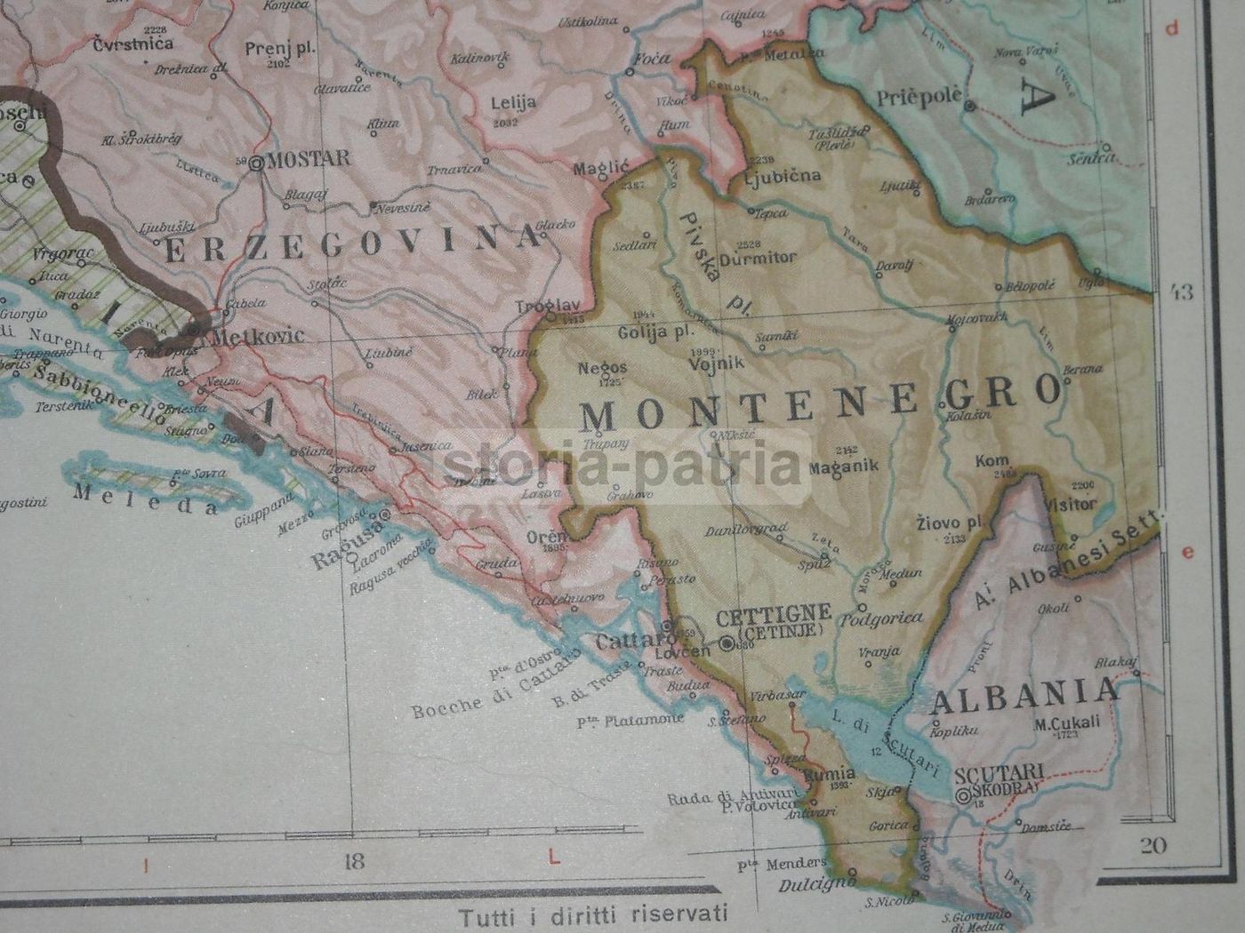 Atlante Della Nostra Guerra: 16 Tavole E Mappe Della Grande Guerra, De Agostini 1916