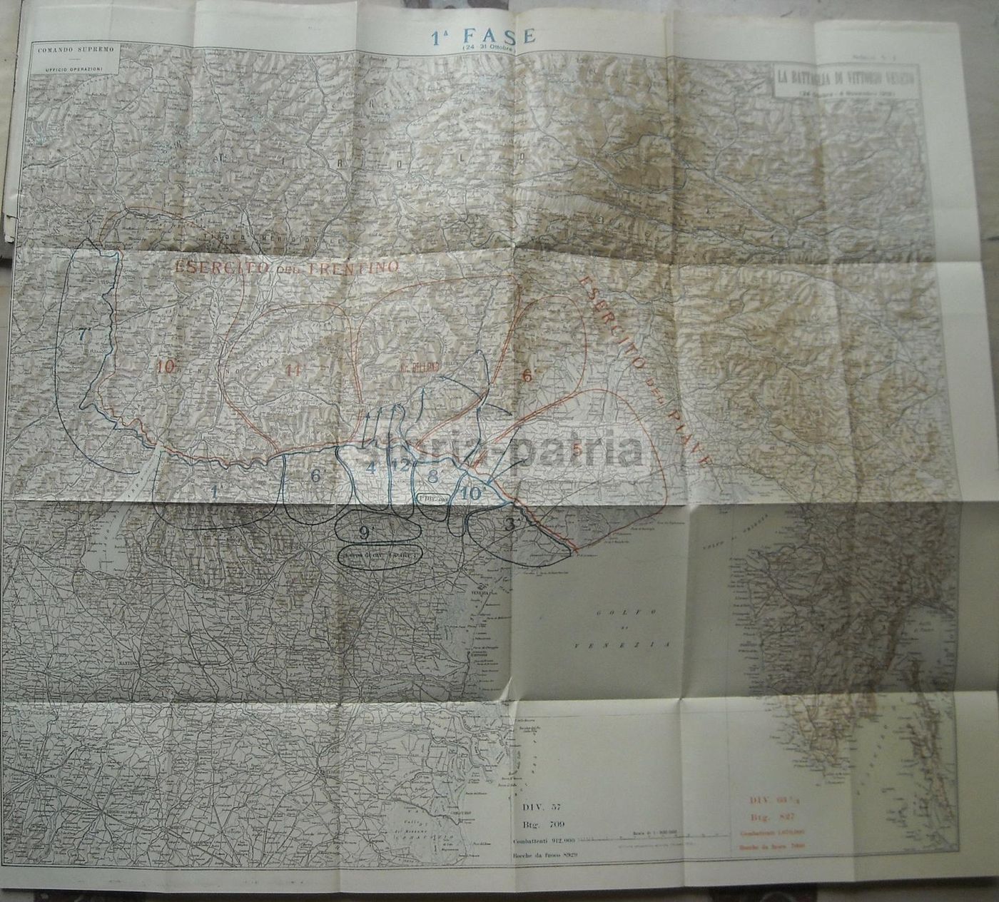 Battaglia Di Vittorio Veneto 1918 Con Tre Grandi Mappe Storiche