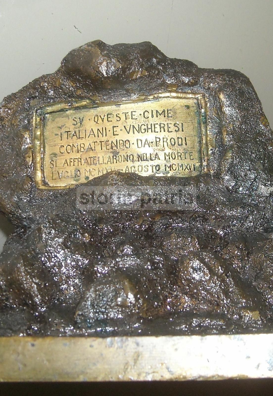 Scultura In Bronzo Sagra Di San Michele, WWI 1916, Duca d'Aosta