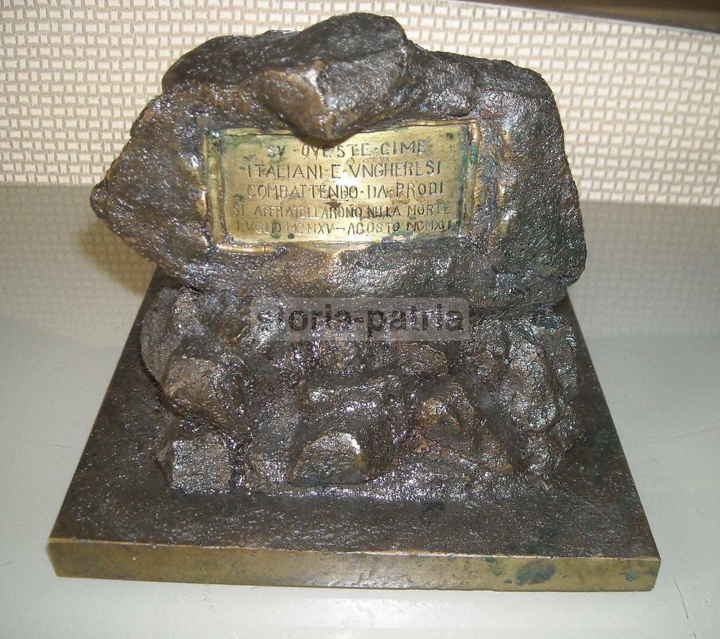 Scultura In Bronzo Sagra Di San Michele, WWI 1916, Duca d'Aosta